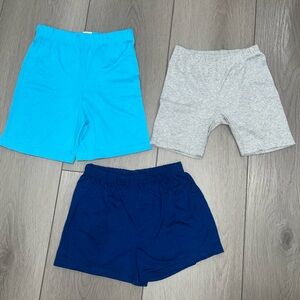 Marvel Avenger’s Blue, Carters Gray, and Unknown Navy Kids Shorts Trio Bundle